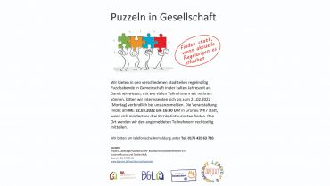 puzzeln website wk7 BGL Nachbarschaftshilfeverein - Aktuelles vom Nachbarschaftsprojekt Grünau WK 7